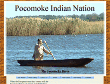 Tablet Screenshot of pocomokeindiannation.org